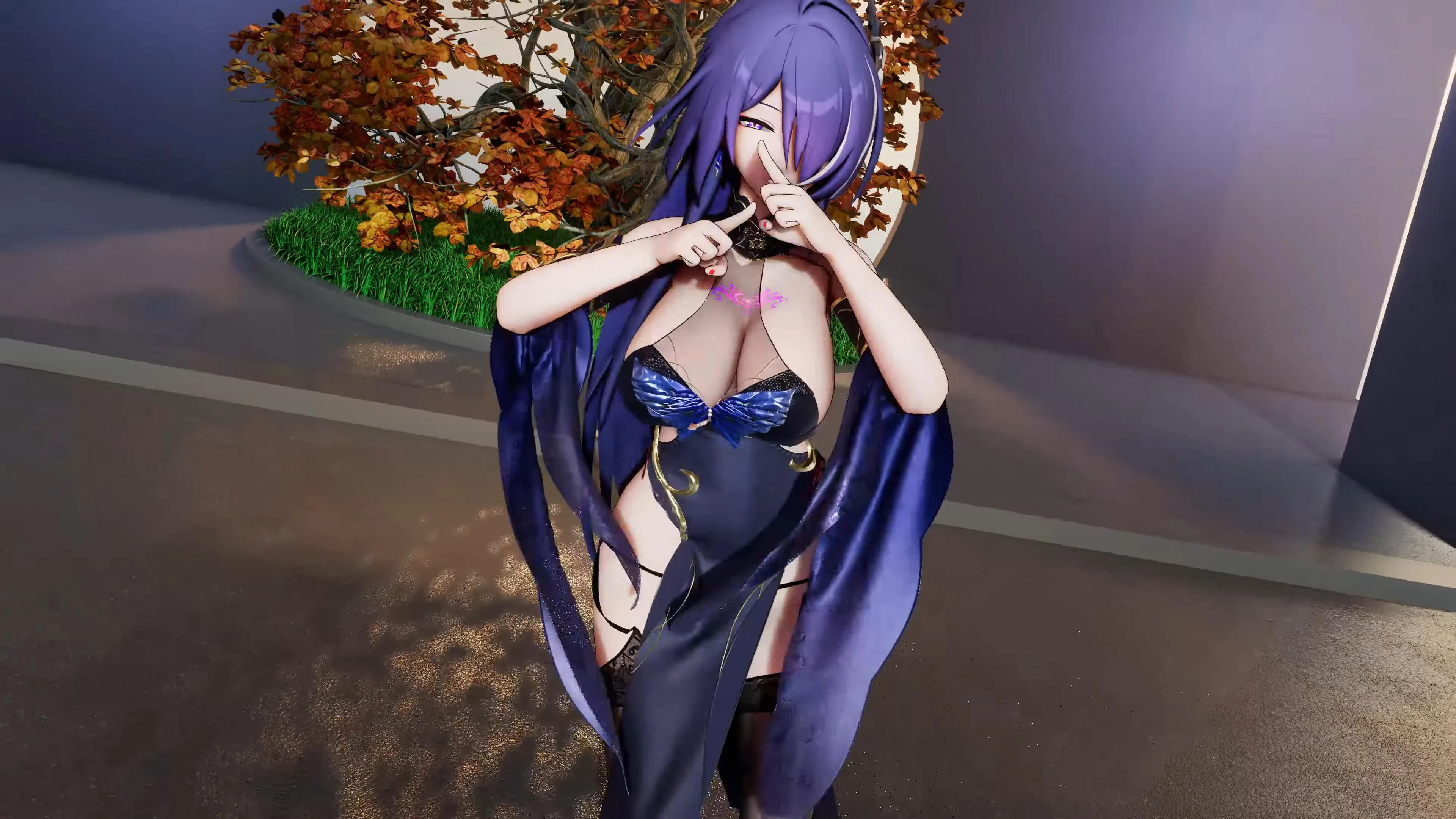 4K纯享：MMD-3D：【MMD】Acheron ❤ AOA  Bing Bing【Honkai： Star Rail】-(2160p30)-ACG Fun资源站